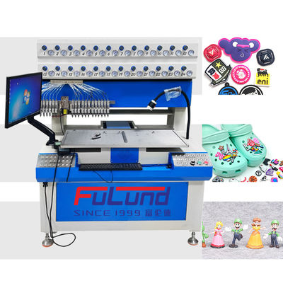 Pvc Patch Micro Plastic Injection Machine To Make Rubber Fabric Labels With High Quality