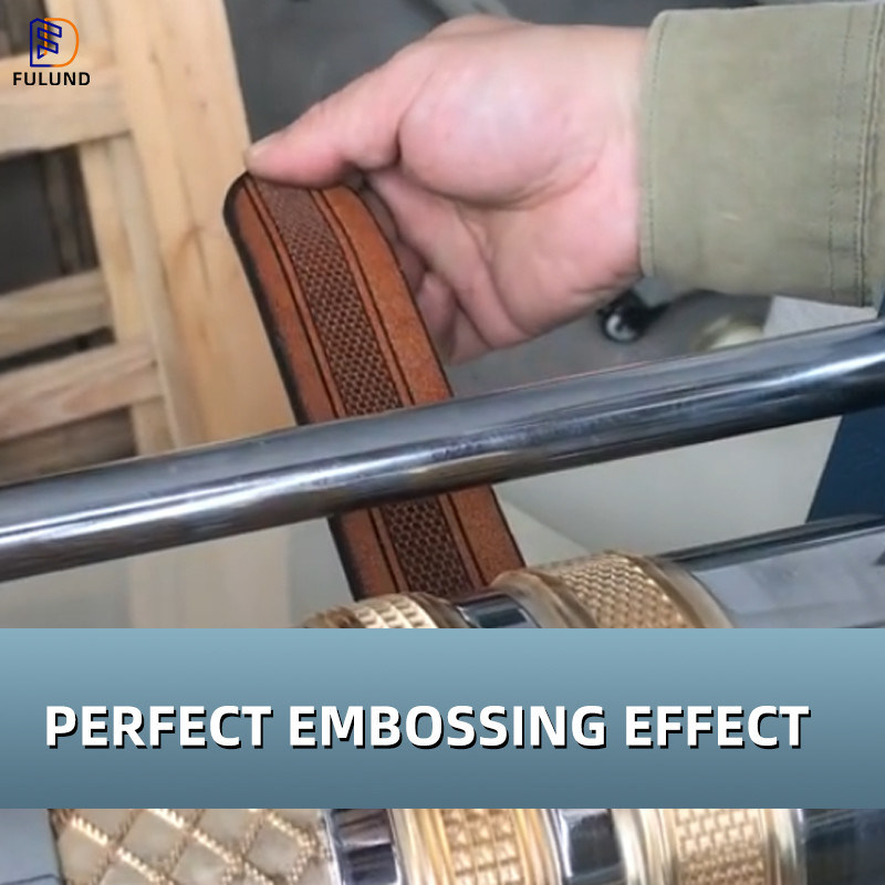 Rotary Leather Belt Strap Embossing Machine 220V