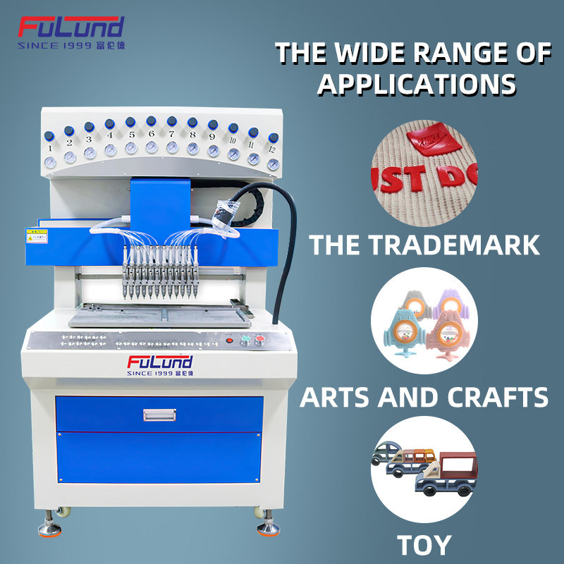  Fully Automatic pvc silicone drip mold machine for make key chain toys glue dispenser machinely